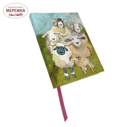 Фото Emma Ball Вишивальний щоденник  Felted Sheep Bound Notebook N35