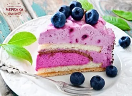 Фото набір алмазами Чорничний пиріг