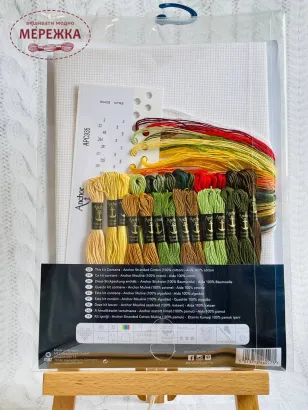 Фото набір для вишивання хрестиком Анкор Поле маків АРС935