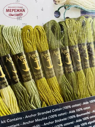 Фото набір для вишивання хрестиком Анкор Скелиста стежка АРС937