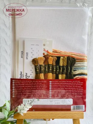 Фото набір для вишивання хрестиком Анкор Пташки