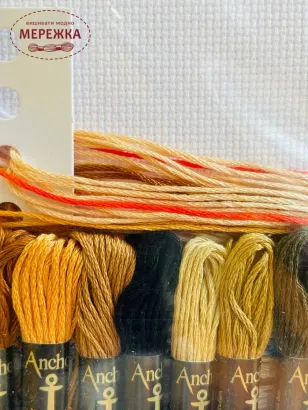 Фото набір для вишивання хрестиком Анкор Пташки