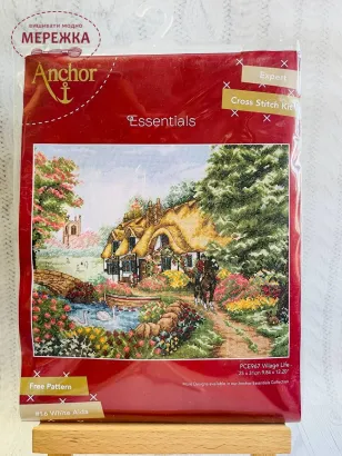 Фото набір для вишивання хрестиком Анкор Сільське життя