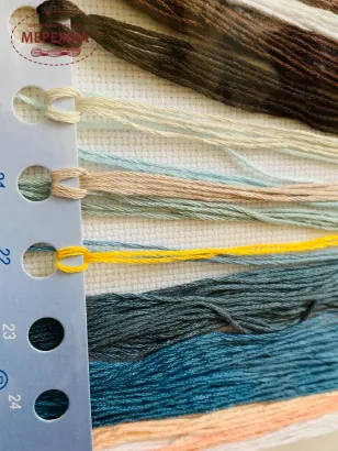 Фото набір для вишивання Морозний вечір