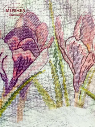 Фото Набір CrystalArt Весняний начерк арт. ВТ-515 