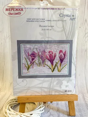 Фото Набір CrystalArt Весняний начерк арт. ВТ-515 
