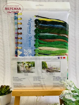 Фото набір для вишивання Квітучий сад