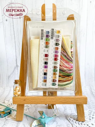 Фото набір для вишивання хрестиком Маяк на світанку 06883