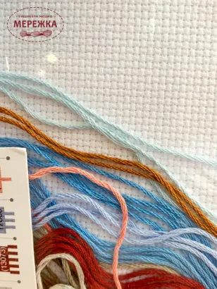 Фото набір для вишивання Прибуття Санти 08683