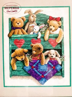 Набір для вишивання Dimensions Полиця з іграшками