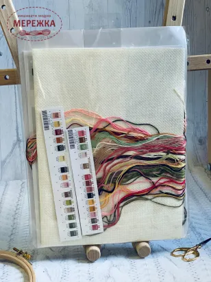 Фото набір для вишивання хрестиком Зрізані троянди 13720