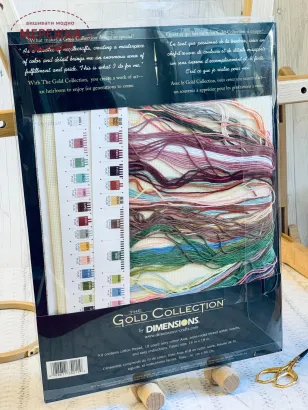 Фото набір для вишивання Півонії та дзвоники 35211