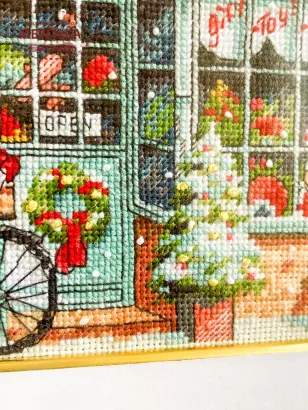 Фото набір для вишивання Магазин іграшок 70-08900