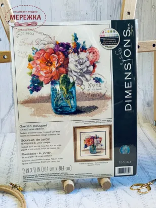 Фото набір для вишивання Садовий букет 70-35334