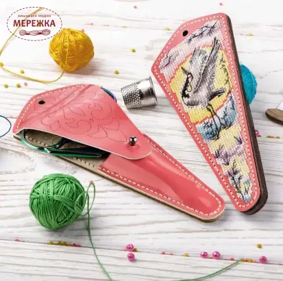 Фото Набір для вишивання хрестиком WonderlandCrafts Чохол для ножиць FLTL-091