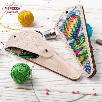 Фото Набір для вишивання хрестиком WonderlandCrafts Чохол для ножиць FLTL-092