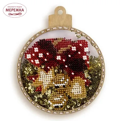 Фото Набір для вишивання бісером WonderlandCrafts іграшка на пластиковій канві FLPL-061