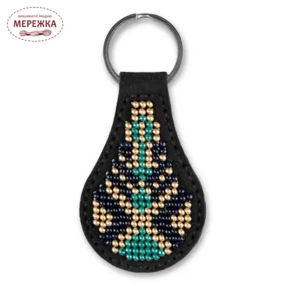 Фото Набір для вишивання хрестиком WonderlandCrafts брелок на штучній шкірі FLBB-089