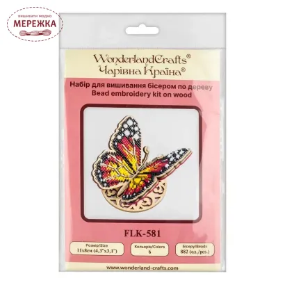 Фото Набір для вишивання хрестиком WonderlandCrafts по дереву FLK-581