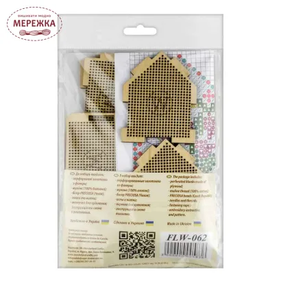 Фото Набір для вишивання хрестиком WonderlandCrafts по дереву FLW-062