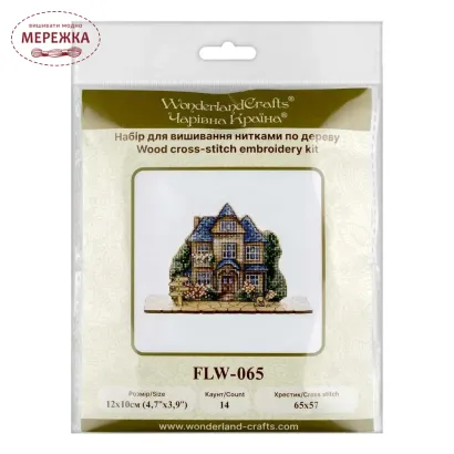 Фото Набір для вишивання хрестиком WonderlandCrafts по дереву FLW-065