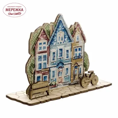 Фото Набір для вишивання хрестиком WonderlandCrafts по дереву FLW-066
