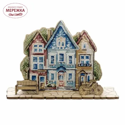 Фото Набір для вишивання хрестиком WonderlandCrafts по дереву FLW-066