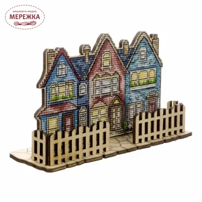 Фото Набір для вишивання хрестиком WonderlandCrafts по дереву FLW-067