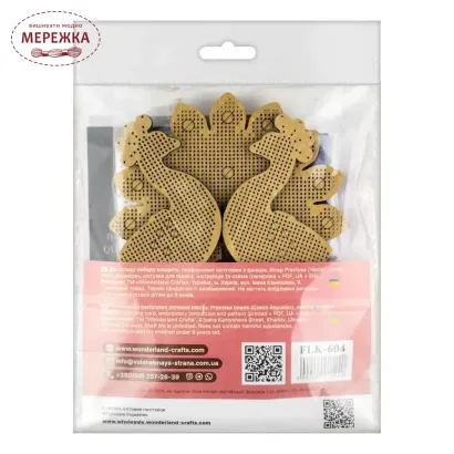 Фото Набір для вишивання бісером WonderlandCrafts по дереву FLK-604