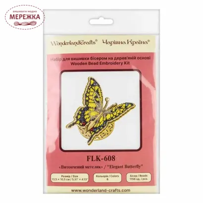 Фото Набір для вишивання бісером WonderlandCrafts по дереву FLK-608