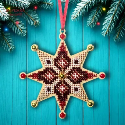 Фото Набір для вишивання бісером WonderlandCrafts по дереву FLK-600