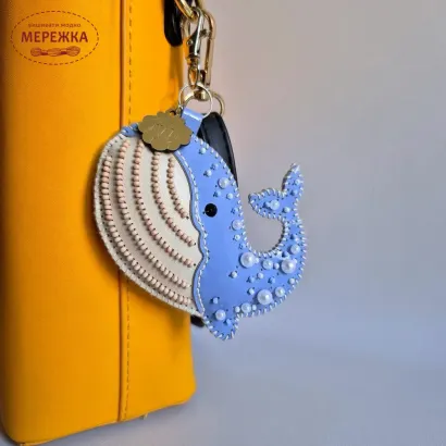 Фото Набір для вишивання бісером WonderlandCrafts шарм на сумку  на штучній шкірі FLBB-194