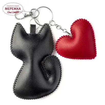 Фото Набір для вишивання бісером WonderlandCrafts шарм на сумку  на штучній шкірі FLBB-182