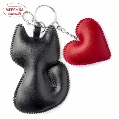 Фото Набір для вишивання бісером WonderlandCrafts шарм на сумку  на штучній шкірі FLBB-181