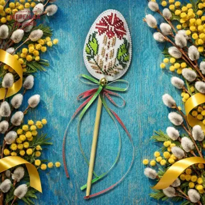 Фото Набір для вишивання бісером WonderlandCrafts топпер  на штучній шкірі FLBB-189