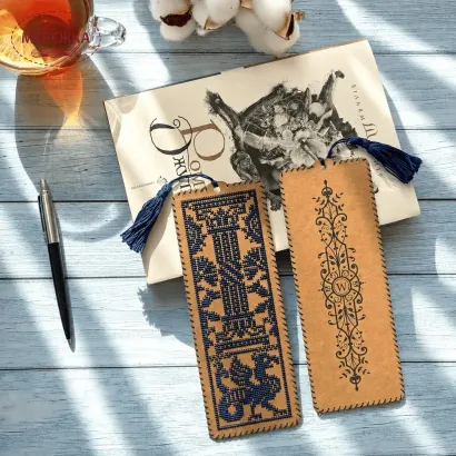 Фото Набір для вишивання хрестиком WonderlandCrafts на крафтовому картоні «Закладка –Охоронець скарбів» WLZ-016
