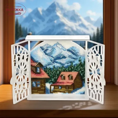 Фото Набір для вишивання хрестиком WonderlandCrafts по пластику FLX-130