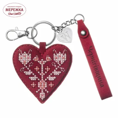 Фото Набір для вишивання хрестиком WonderlandCrafts шарм на сумку  на штучній шкірі FLHL-146