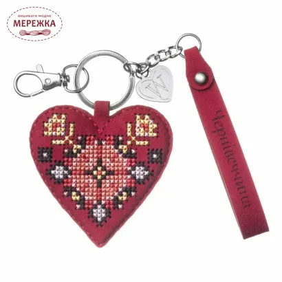 Фото Набір для вишивання хрестиком WonderlandCrafts шарм на сумку  на штучній шкірі FLHL-162