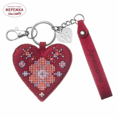 Фото Набір для вишивання хрестиком WonderlandCrafts шарм на сумку  на штучній шкірі FLHL-141