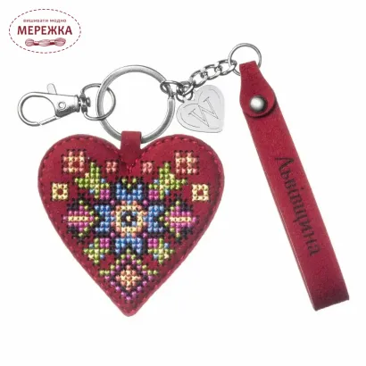 Фото Набір для вишивання хрестиком WonderlandCrafts шарм на сумку  на штучній шкірі FLHL-160