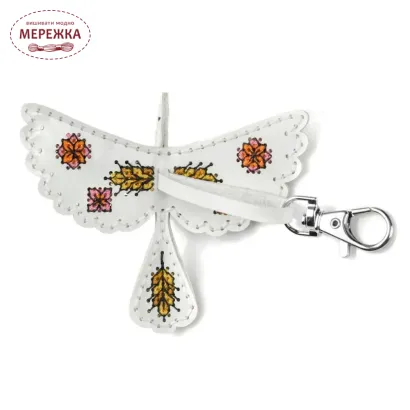 Фото Набір для вишивання хрестиком WonderlandCrafts шарм для сумки на штучній шкірі FLHL-111