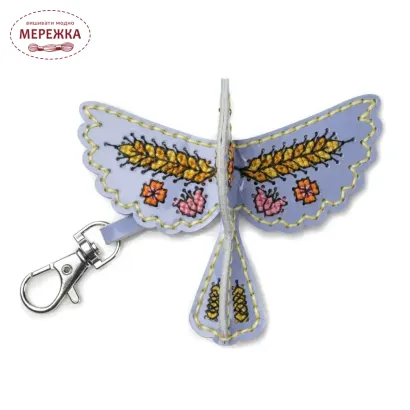 Фото Набір для вишивання хрестиком WonderlandCrafts шарм для сумки на штучній шкірі FLHL-110