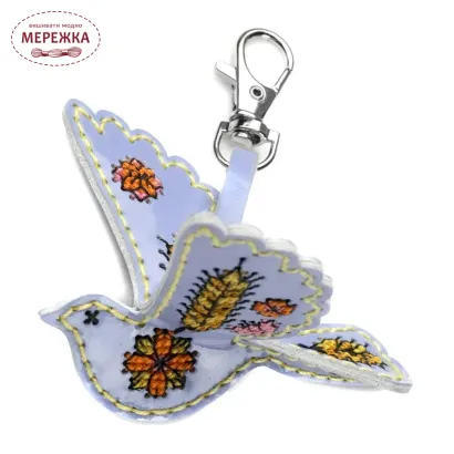 Фото Набір для вишивання хрестиком WonderlandCrafts шарм для сумки на штучній шкірі FLHL-110