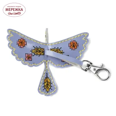 Фото Набір для вишивання хрестиком WonderlandCrafts шарм для сумки на штучній шкірі FLHL-110