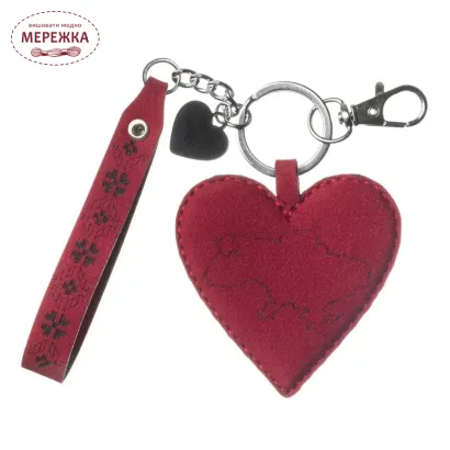 Фото Набір для вишивання хрестиком WonderlandCrafts шарм на сумку  на штучній шкірі FLHL-157