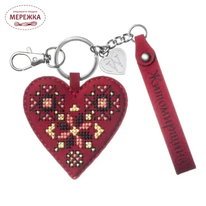 Фото Набір для вишивання хрестиком WonderlandCrafts шарм на сумку  на штучній шкірі FLHL-145
