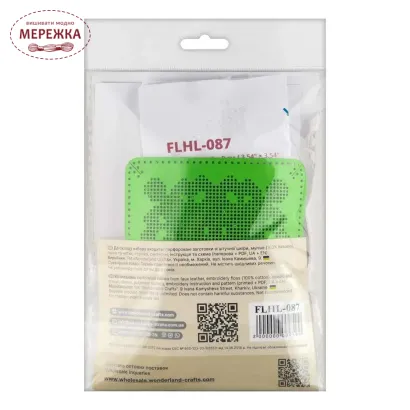 Фото Набір для вишивання хрестиком WonderlandCrafts на штучній шкірі FLHL-087