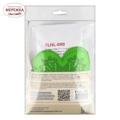 Фото Набір для вишивання хрестиком WonderlandCrafts на штучній шкірі FLHL-090