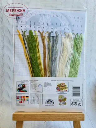 Фото набір для вишивання ДМС Квіти